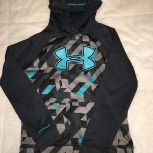 boys Under Armour storm1 dry fit hoodie size large